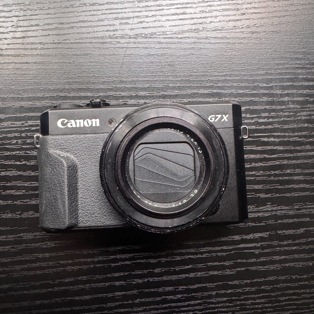 Canon g7x mark ii Black Digital Camera